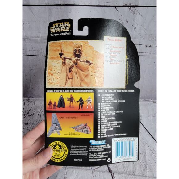 Star Wars Tusken Raider Power Of The Force Red Card Kenner 1996 New Read - Picture 4 of 5